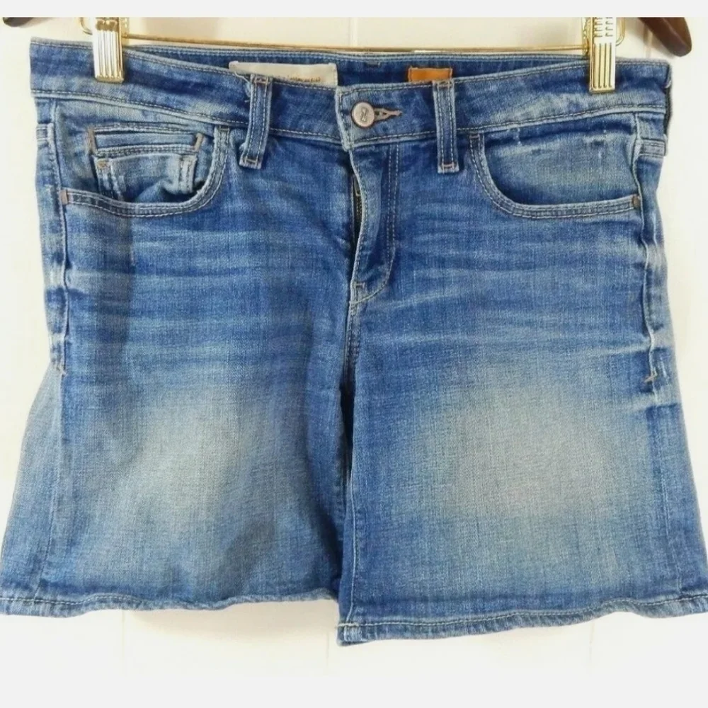 Pilcro Anthropologie Stet Roll Cuff Denim Shorts - Picture 2 of 5